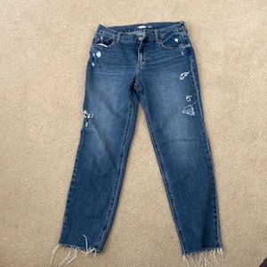 Old Navy boyfriend jeans size 2 worn a few times